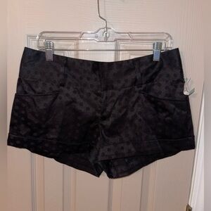 Maurices Black Dressy Cuffed Short Shorts NWT